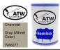 Preview: Chevrolet, Gray (Wheel Color), WA6277: 500ml Lackdose, von ATW Autoteile West.